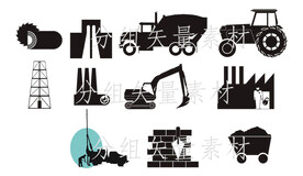 工程机械卡通