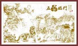 线描国画 素描白描