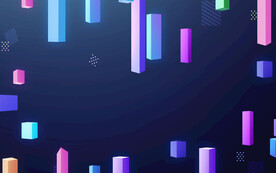 几何体孟菲斯电商大促背景