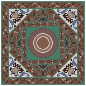 敦煌莫高窟249窟壁画藻井