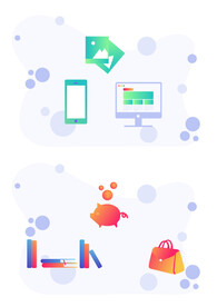 矢量生活工作用品