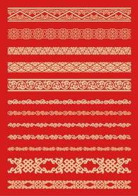中式花纹边框
