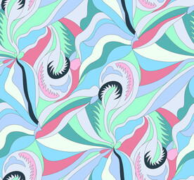 数码印花 大牌 乱花