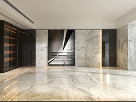 现代客厅空场景