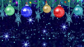 西方节日圣诞节活动主题背景视频