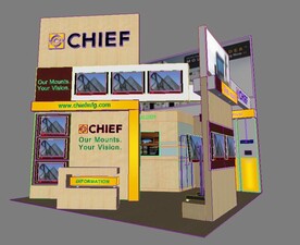 展台 3d展览设计 展台设计 