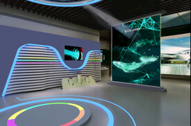 学校展厅设计案例效果图