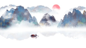 山水画 晶瓷画 新中式