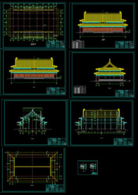 大雄宝殿建筑图