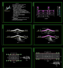 仿古桥梁建筑施工图