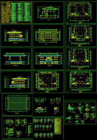 静音寺建筑施工图 