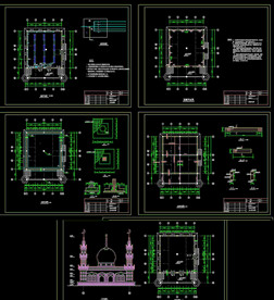 清真寺建筑图纸