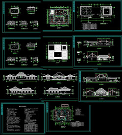 穆斯林教堂建筑施工图 