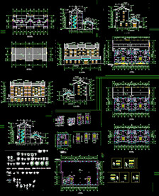 中式住宅建筑施工图 