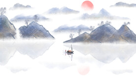 山水画 晶瓷画 新中式