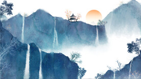 山水画 晶瓷画 新中式