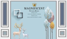 几何 边框 纯色底