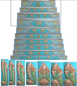 大象元宝象头沙发裙板