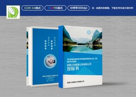 蓝色公司封面 