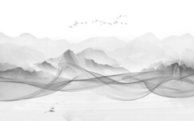 意境高端新款山水 文件分层 