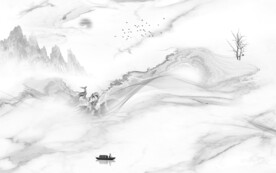 爆款风景意境山水 文件分层 