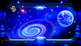 3D星空立体画