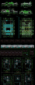 中式四合院建筑设计图纸