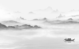 高档山水简约新画 文件分层画