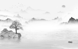 新品新山水高清画 文件分层画