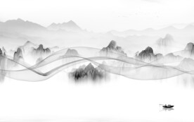 新款新山水高清画 文件分层画