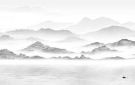 新品高清新山水画 文件分层画