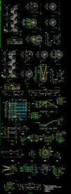 某项目钢结构螺旋楼梯详图及节点