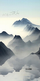 装饰画 晶瓷画 新中式