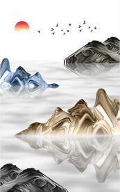 装饰画 晶瓷画 新中式