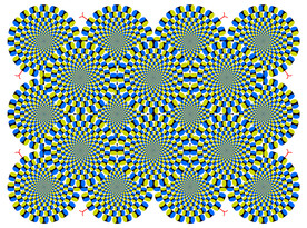 眩晕底纹 矛盾空间 圆形背景