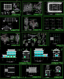 三层住宅建筑图纸
