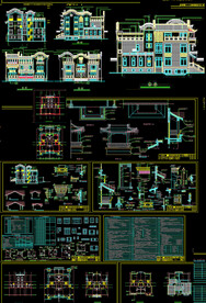 豪华别墅建筑图纸