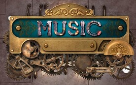 工业风机械齿轮KTV背景墙