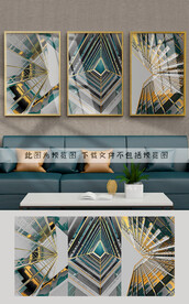 抽象大楼装饰画