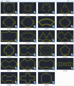  CAD常用千种图块之亭子