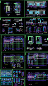 中式度假村图纸