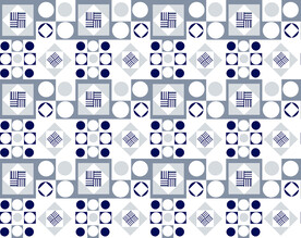 大牌睡衣几何格子组合