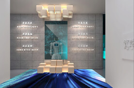 学校展厅室内设计案例效果图