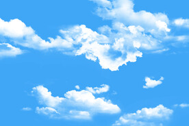 蓝天白云
