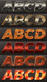 ps字体样式艺术字体模板