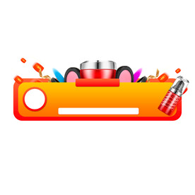 卡通装饰礼物边框元素