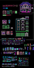 欧式建筑构件素材 