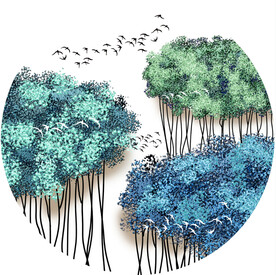 装饰画 晶瓷画 新中式