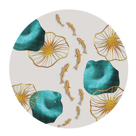 装饰画 晶瓷画 新中式