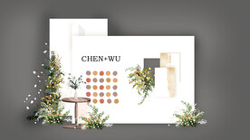 白绿户外婚礼效果图